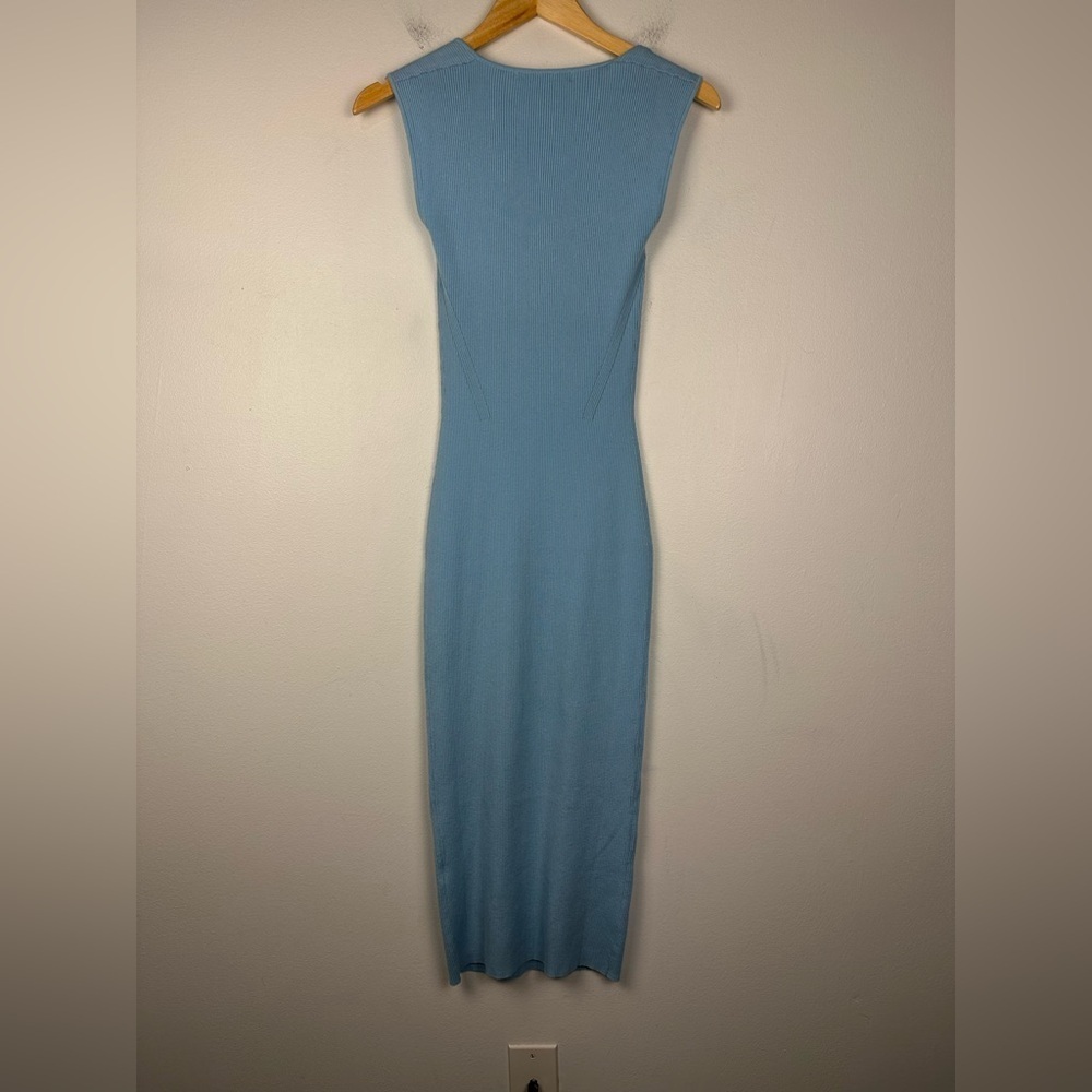 One Grey Day x Revolve Ribbed Knit Samantha Midi Dress Women’s Sz S - Picture 5 of 7